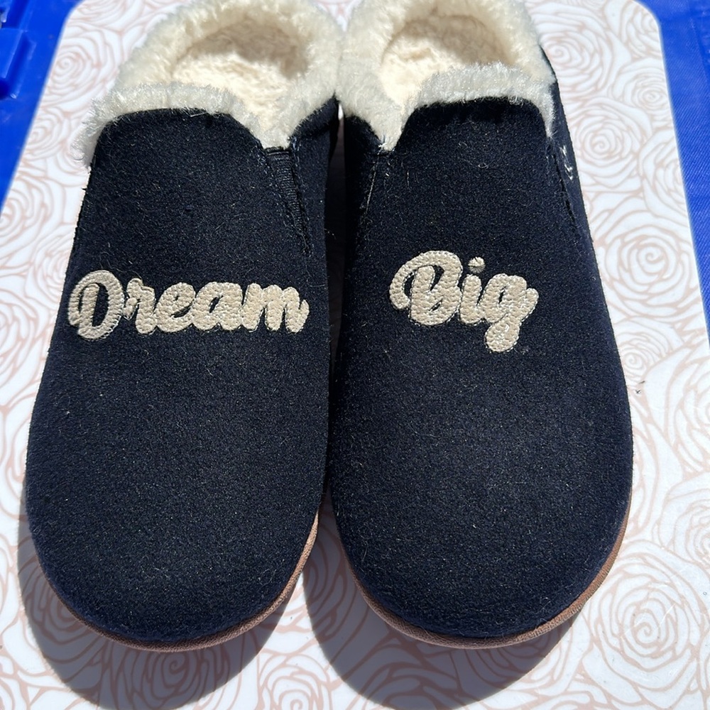 Waco Shoe Company Blue “Dream Big” Dundee Slipper size 9 B - Picture 3 of 6